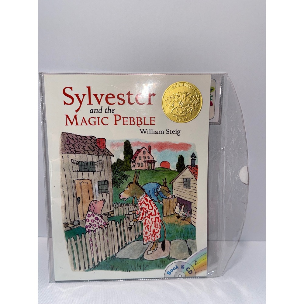 Sylvester and the Magic Pebble William Steig Book & CD James Earl Jones Narrated